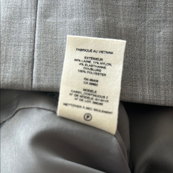 Theory Gray Sheath Mini Dress Crew Neck Short Sleeve - Picture 7 of 7